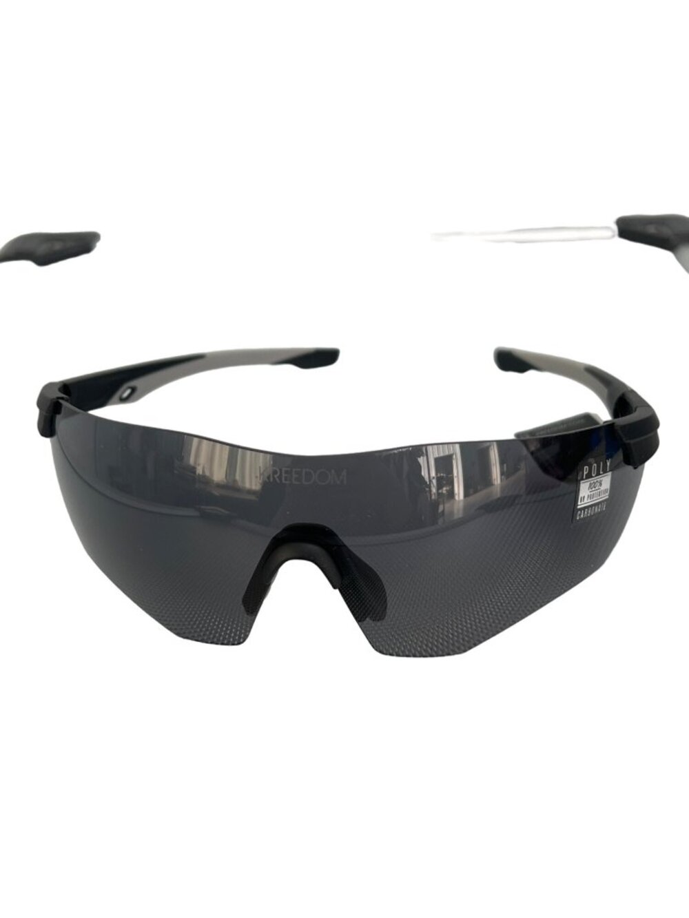 Kreedom Polycarbonate Polarized Sunglasses UV Protection Black Gray Outdoor NEW